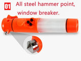 Red Multi-functional car safety hammer with Flashlight 98447541