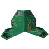 INO Design 48" Folding Poker Tabletop for 8-Player Texas Holdem Octagon Casino Game Portable Layout W2748P271360
