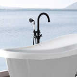 ZNTS Freestanding Bathtub Faucet with Hand Shower W1533125099