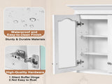 40" Medicine Cabinet with Mirror, Bathroom Storage Cabinet with Mirror Door and Shelves, Wall N710P264317K