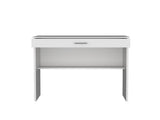 Montana Storage Desk, Spacious Stylish with Drawer and Shelf, White B097P167467