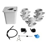 25-pot White Outdoor Indoor Vertical Garden Smart Garden Vertical Garden Planter with Pump and Tank 62447617