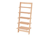Ladder Bookshelf, 50-Inch Wooden Bookcase, Oak Finish 57601597