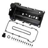 Upgraded Aluminum Left Rocker Valve Cover Set Black for 2002-2008 Jaguar S-Type 3.0L C2C38781 33812979