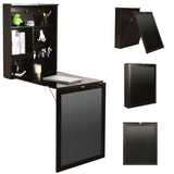 Brown wall mounted office desk 77862636