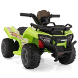 ZNTS 6V Kids Ride-On ATV Car, Powered 4-Wheeler Quad w/ Music Horn USB MP3, 1.9 MPH Max Speed, Electric W2181P190018