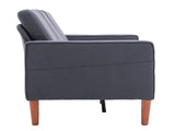 180*76*85cm Linen Solid Wood Legs Second Generation Three Seats Without Chaise Concubine Solid Wood 32817875