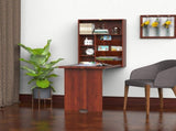 Wall Mount Desk Cabinet-Mahogany 92226147
