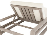 TREXM Outdoor Lounge Chairs, 5-Position Chaise Lounge Outdoor, Patio Chaise Lounge with Cushion & N715P236307E