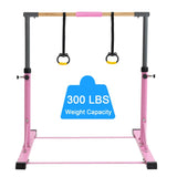 ZNTS Gymnastic Bar Set Gymnastics Horizontal Bar Gymnastics Kip Bar for Kids Home Use, Pink 46810802