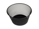 Mesh Trash Can, Set of 3, Waste Paper Basket, Metal, 11.5"L x 11.5"W x 13.75"H, Black 76567002
