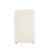 24'' Boucle stool Set of 2,Dining Chairs for Home Kitchen Island,White N780P187017K