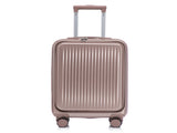 14"/20" 2 pcs/set in ABS Spinner Wheel Luggage, with Combination Lock and Front Opening Design, 14" 75935941
