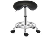 Saddle Stool Ha Ha Feet Rotation Bar Stool Black 56765633