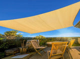 10'X13' Sand HDPE sunshade sail 64797053