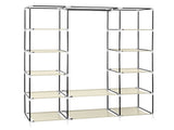 69" Portable Clothes Closet Wardrobe Storage Organizer with Non-Woven Fabric Quick and Easy to 29697868