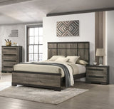 1pc Contemporary 4-Drawer Chest Brown Gray Finish Wooden Bedroom Furniture B011P210426