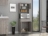Bay Area Pantry, Two Door Cabinets, One Drawer, Four Adjustable Metal Legs B128P148870