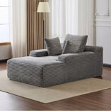 Oversized Chaise Lounge Chair Cozy Cloud Couch, Modern Plush Corduroy Upholstered Sleeper Sofa 30594031