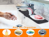 2 pack Silicone Faucet Splash Mat, Food Grade Sink Drip Catcher Pad, Fits Faucet Tube up to 2.48 in, 59340132
