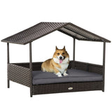 ZNTS Dog Bed/ Dog House / Rattan Pet Sofa （Prohibited by WalMart） 91663211