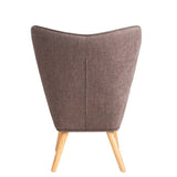 Accent Chair with Ottoman, Living Room Chair and Ottoman Set, Comfy Side Armchair for Bedroom, W561P147100