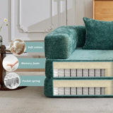 Compression Sofa,Convertible Floor Sofa Bed with Fixed-Shape Frame, Boneless Modular Sectional 18322636