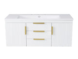 36'' Wall Mounted Vanity, Floating Storage Cabinet with 2 Drawers, Solid Wood N710P253035K