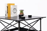 1-piece Folding Outdoor Table with Carrying Bag,Lightweight Aluminum Roll-up Square Table for W24172223