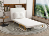 Folding Sofa Bed 3-in-1 Convertible Chair - 5-Position Adjustable Backrest with Pillow, Space-Saving W2700P319131