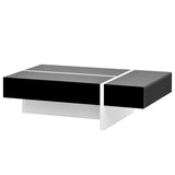 Contemporary Rectangle Design Living Room Furniture, Modern High Gloss Surface Cocktail Table, 52481861