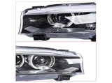 2PCS Front Left & Right HID/Xenon Headlights with AFS Fit for 2014-2018 BMW X5 F15 F85 63117317109 78076018