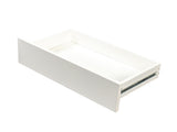RGB LED Double Side Cabinet Bedside Table White 50895422
