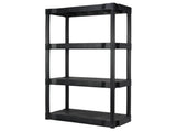 4 Shelf Plastic Shelving Unit 13.88" 03604678