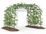 7.5 Ft Adjustable Garden Arch Trellis for Climbing Plants, PE-Coated Metal Tunnel Trellis for 48066132