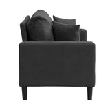 57 " High Resilience Loveseat Sofa, Wooden Frame 2 Seat Sofa, Comfy , Small Space Saving Modern W2297P264503