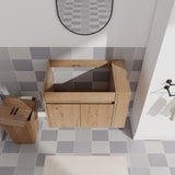 30 Inch Bathroom Vanity With Open Shelf, KD-PACKING W99956039