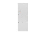 70" Corner Bar Cabinet with Glass Doors and Wooden Wine Glass Holder, Tall Corner Wine Cabinet N752P508255W