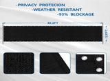 6' x 50' Privacy Screen Fence, Heavy Duty Fence Privacy Screen Outdoor, Black 39336513