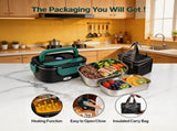 (Banned for Amazon )Electric Lunch Box Food Heater, 90W Portable Warmer for Car Truck Work with 304 82130674