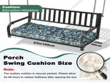 Outdoor Bench Cushion, 63 20 4 Inch, Tufted Waterproof Swing Cushion with Ties, for Patio Bench 31309036