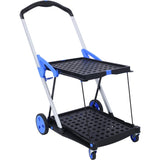 Collapsible Utility Multi Use Functional Collapsible Shoppings 2-Tier Collapsible Shopping W465P145345