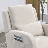 Welike 27.5 "W Modern Accent High Back Living Room Casual Armchair Rocker with One Lumbar W834105963