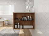 30" Wall Mounting Bathroom Vanity With Gel Sink, Soft Close Drawer W999102534