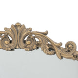 30" x 32" Round Gold Mirror, Wall Mounted Mirror with Metal Frame for Bathroom Living Room W2078124100