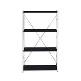 Tennos Black & Chrome Finish Bookshelf B2726P285984