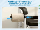 Black Shower Commode Wheelchair, Seniors Bedside Commode Chai 13016749