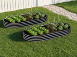 Galvanized Raised Garden Bed 6x3x1ft - Heavy Duty Metal Planter Box for Vegetables, Herbs & Flowers, W840P499235