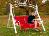 Outdoor High-Back Chair Cushions, One-Piece Hinged and Back Design, Fade-Resistant & Waterproof 66156471
