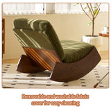 Comfortable Glider Rocking Chair, High-Quality Upholstery Glider Chair, Solid Wood Frame, Perfect W2105P145993